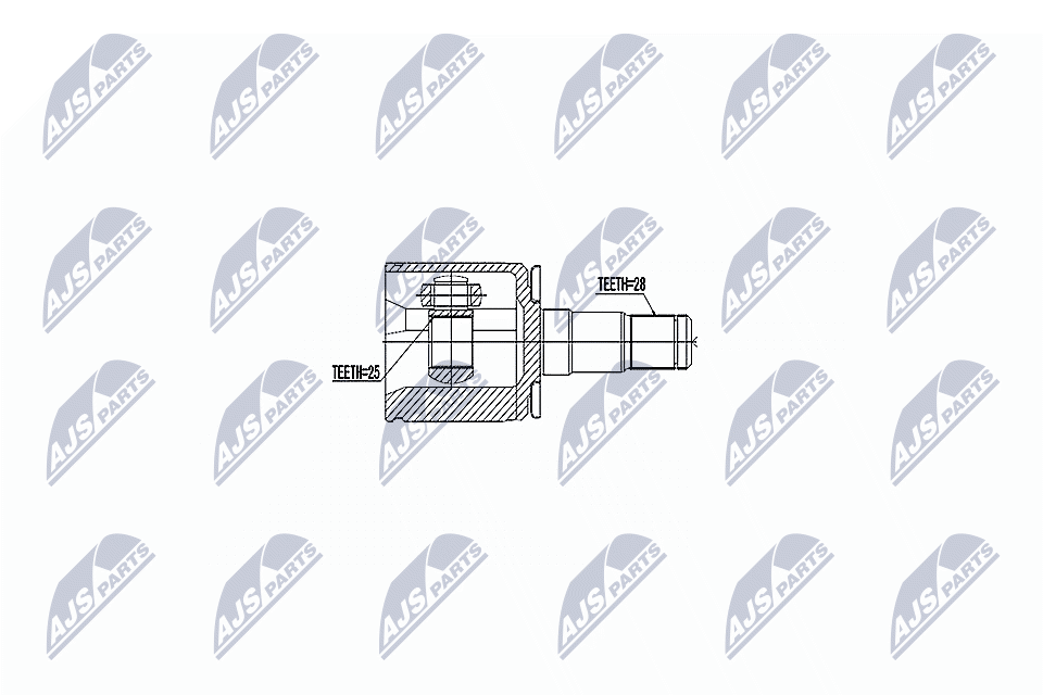 Gelenksatz, Antriebswelle - NPW-MS-047 NTY