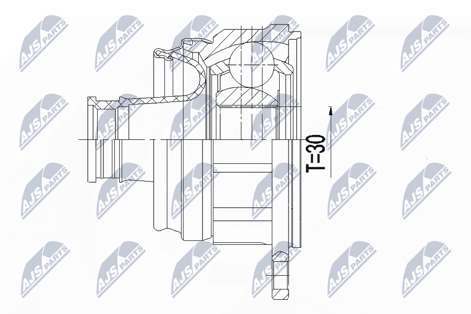 Gelenksatz, Antriebswelle - NPW-MS-056 NTY