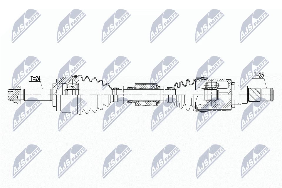Приводной вал - NPW-MS-065 NTY