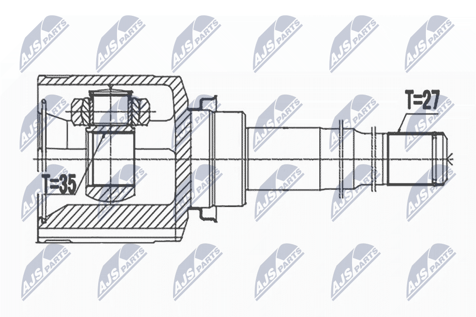 Gelenksatz, Antriebswelle - NPW-MS-070 NTY