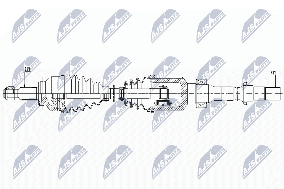 Drive Shaft - NPW-MZ-058 NTY