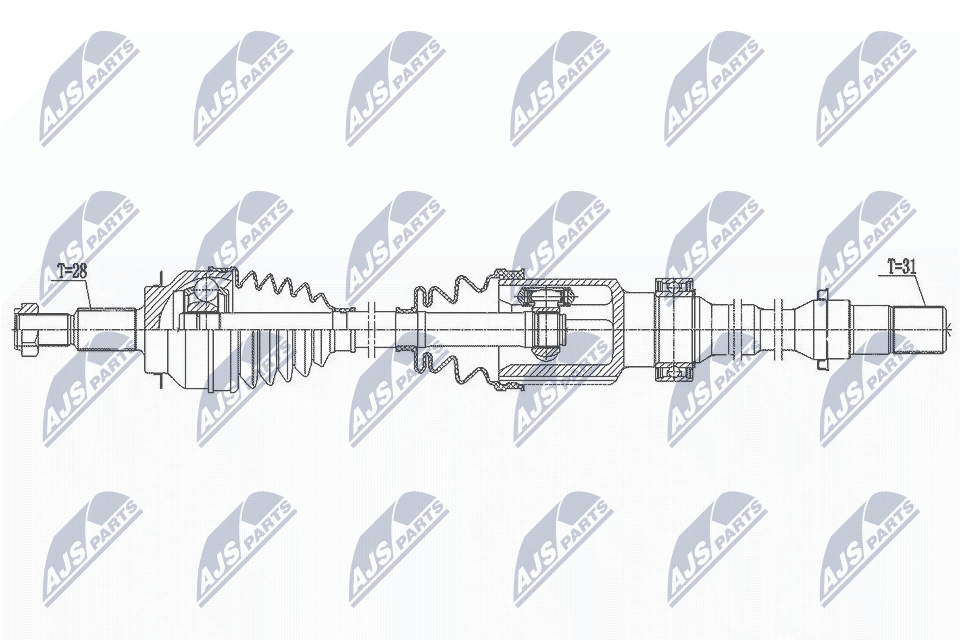 Drive Shaft - NPW-MZ-076 NTY