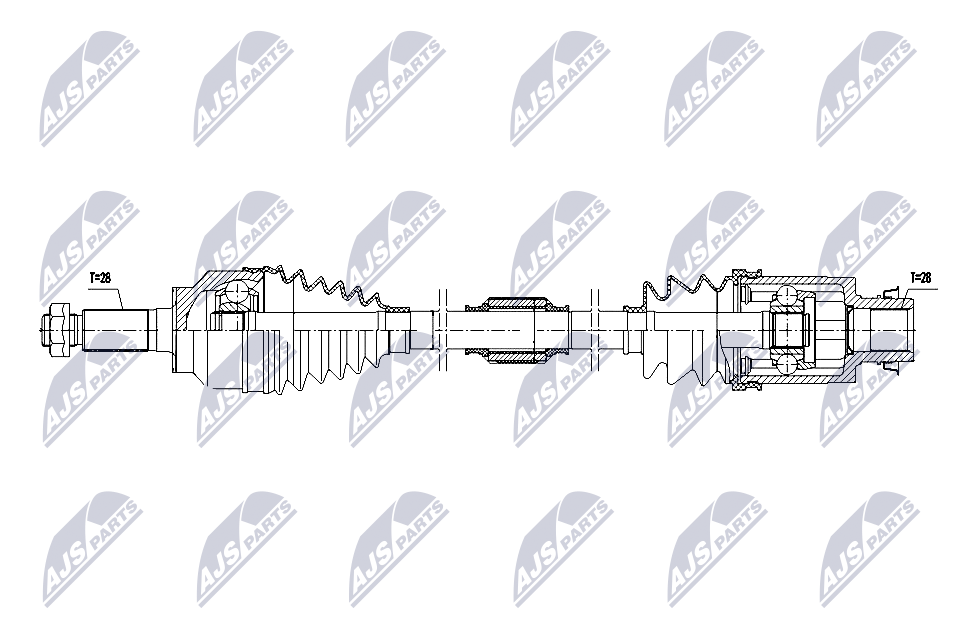 Drive Shaft - NPW-MZ-098 NTY