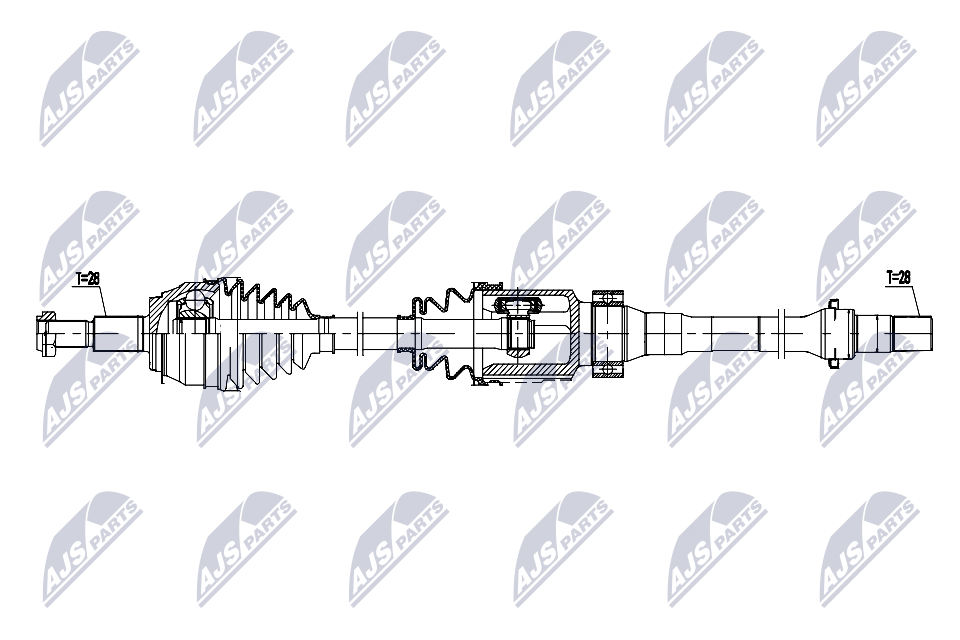 Albero motore/Semiasse - NPW-MZ-102 NTY