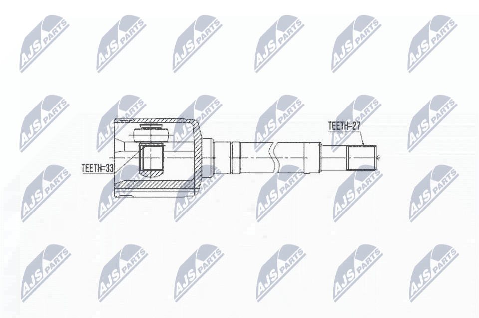 Gelenksatz, Antriebswelle - NPW-NS-033 NTY