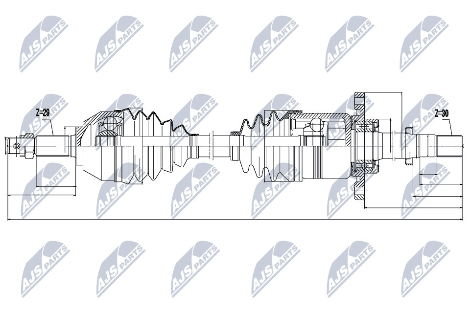 Drive Shaft - NPW-NS-049 NTY