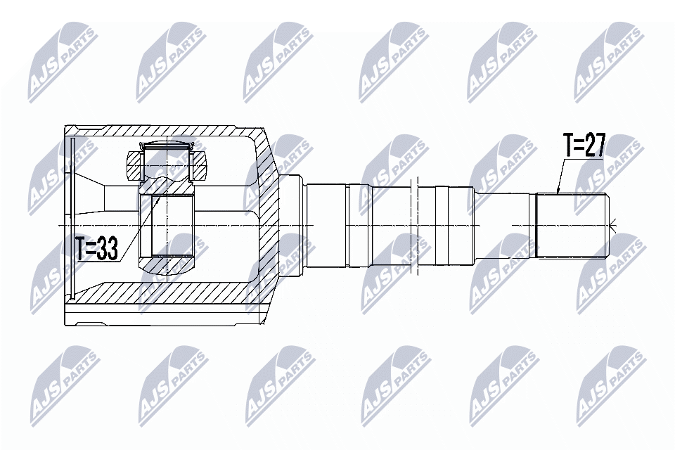 Gelenksatz, Antriebswelle - NPW-NS-069 NTY
