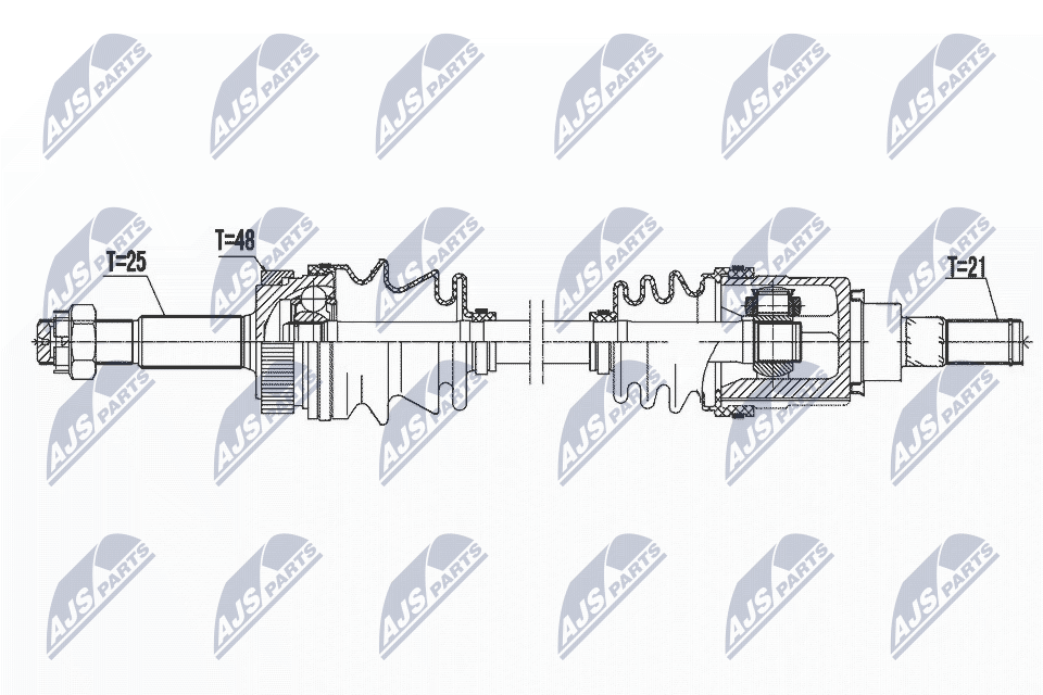 Drive Shaft - NPW-NS-076 NTY
