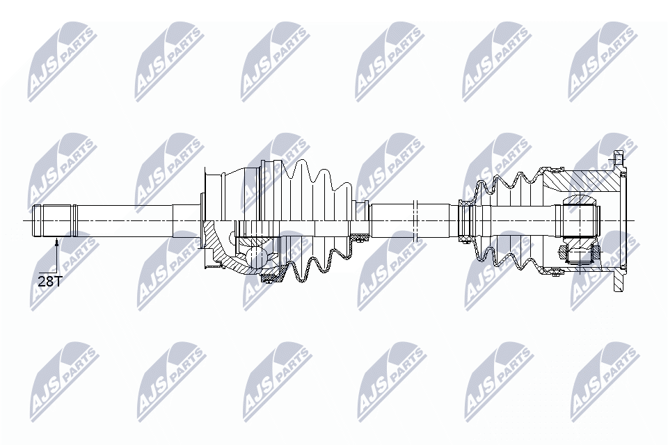 Drive Shaft - NPW-NS-086 NTY