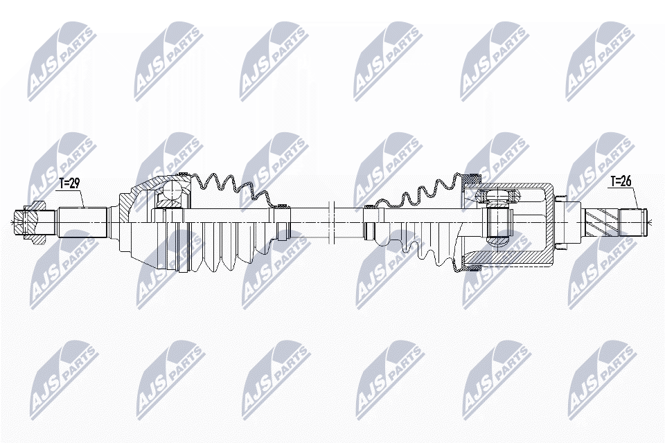 Albero motore/Semiasse - NPW-NS-090 NTY