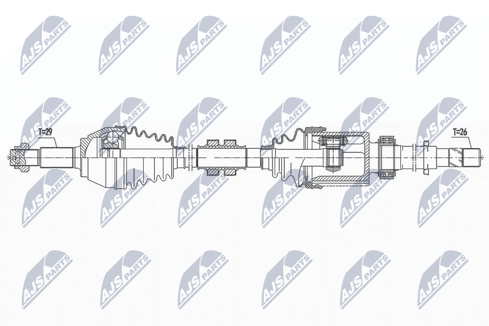 Drive Shaft - NPW-NS-096 NTY