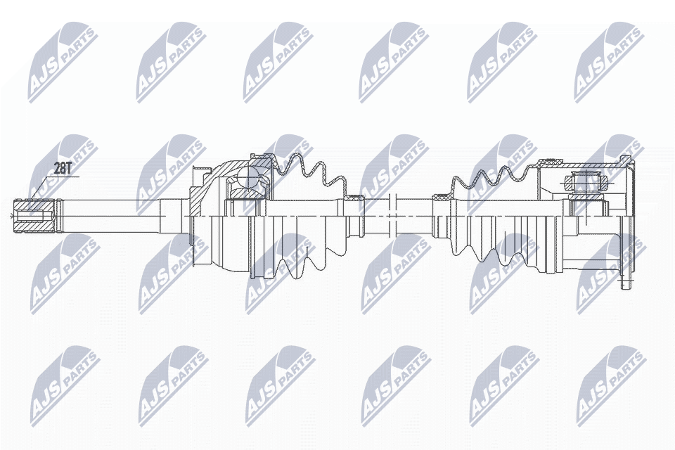 Albero motore/Semiasse - NPW-NS-104 NTY
