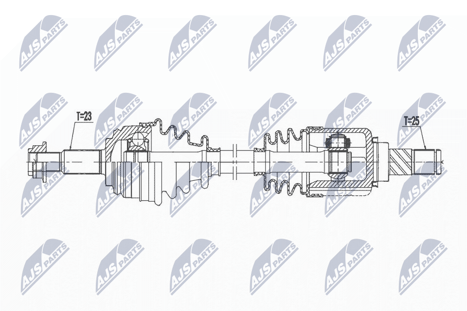Albero motore/Semiasse - NPW-NS-110 NTY