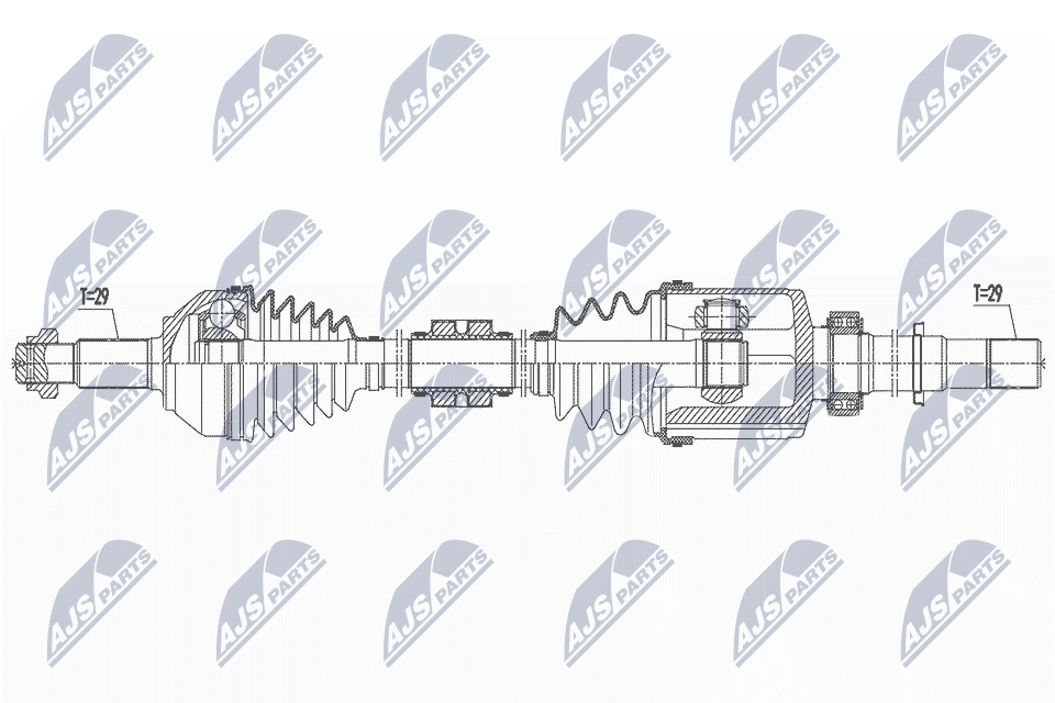 Приводной вал - NPW-NS-159 NTY