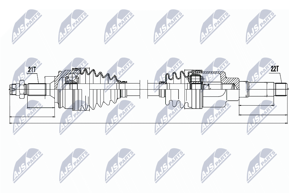 Drive Shaft - NPW-PE-015 NTY