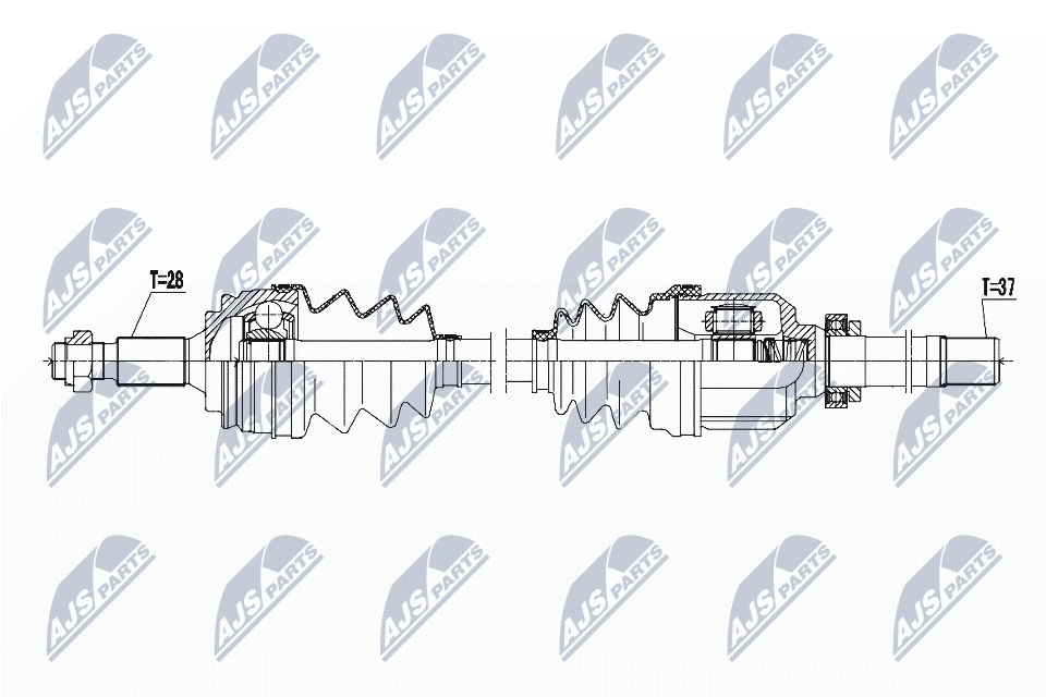 Albero motore/Semiasse - NPW-PE-037 NTY
