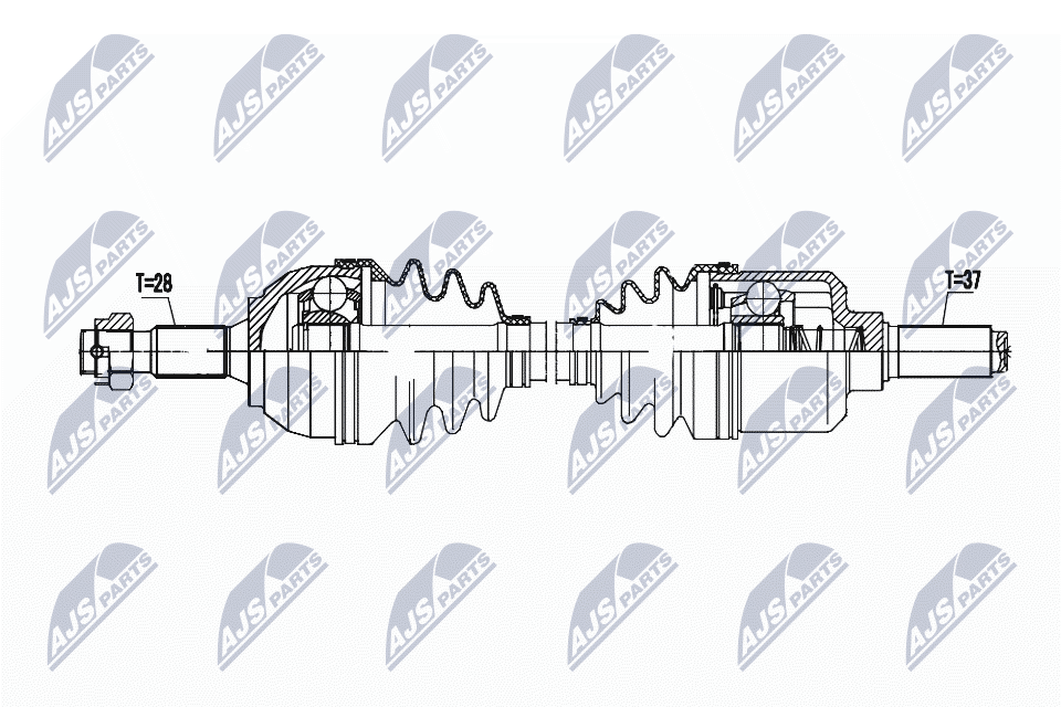Albero motore/Semiasse - NPW-PE-093 NTY
