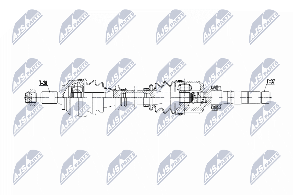 Приводной вал - NPW-PE-101 NTY