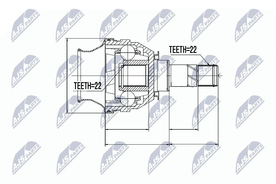 Joint Kit, drive shaft - NPW-PL-026 NTY