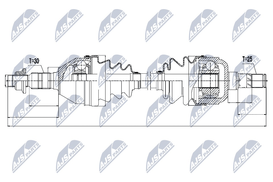 Drive Shaft - NPW-PL-031 NTY