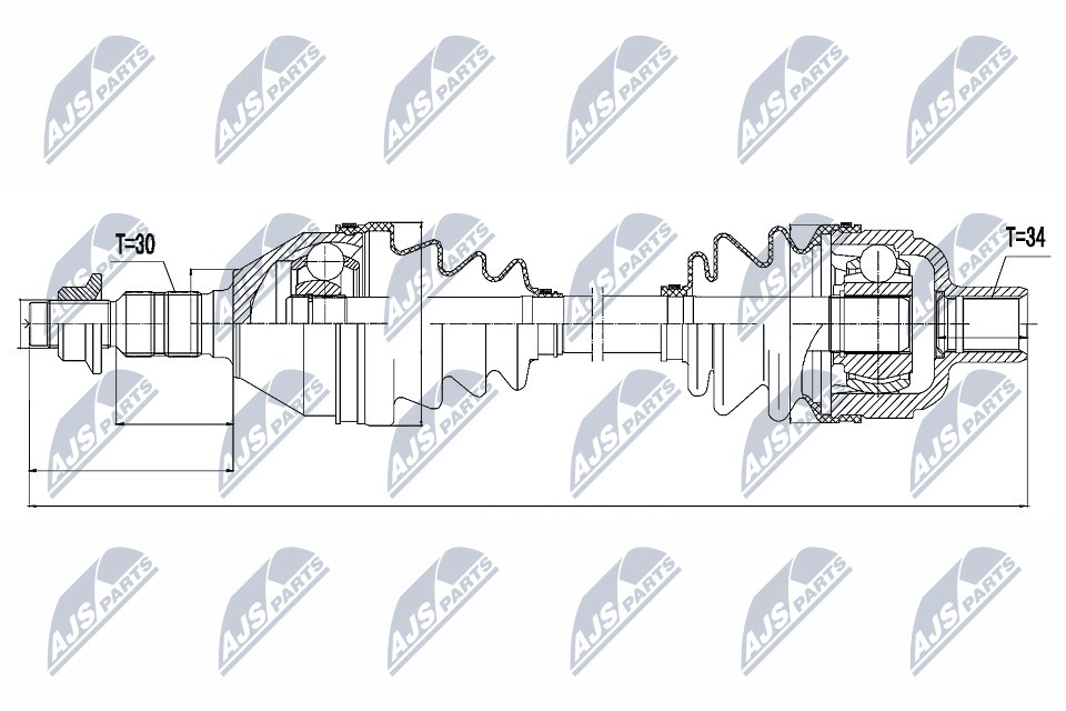 Drive Shaft - NPW-PL-032 NTY