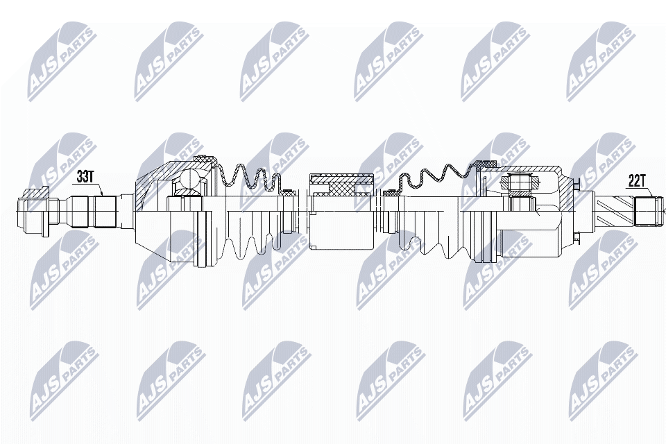 Albero motore/Semiasse - NPW-PL-044 NTY