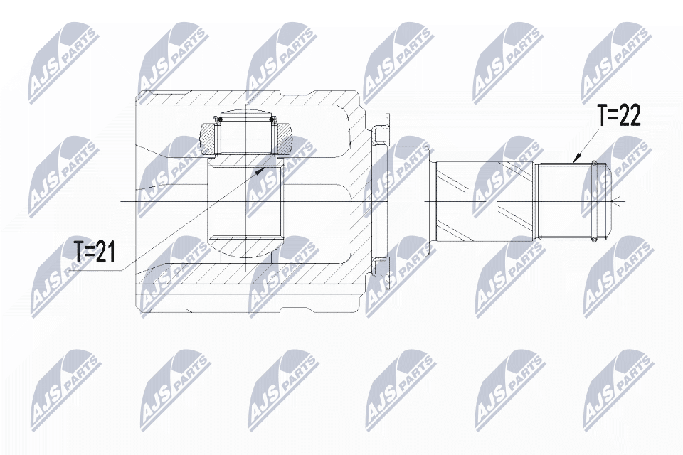 Joint Kit, drive shaft - NPW-PL-064 NTY