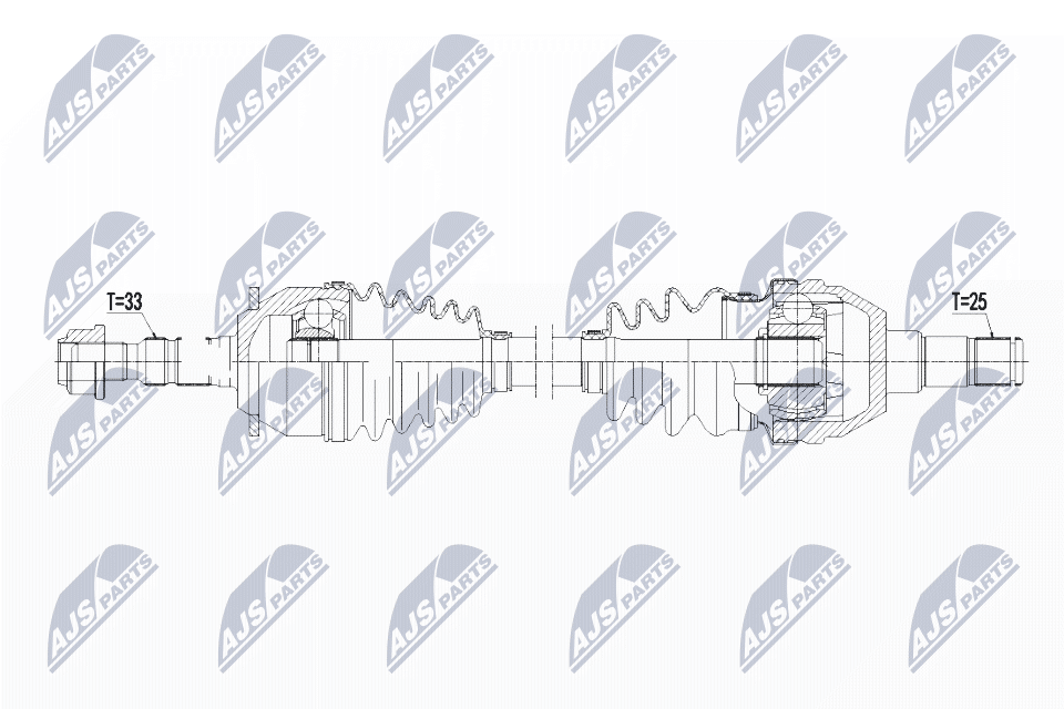 Albero motore/Semiasse - NPW-PL-069 NTY