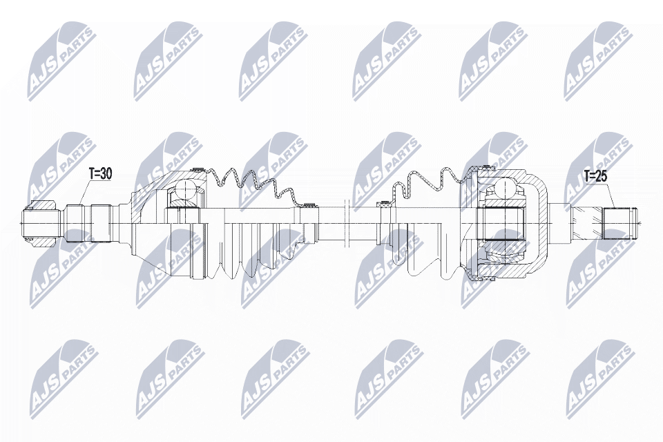 Albero motore/Semiasse - NPW-PL-073 NTY