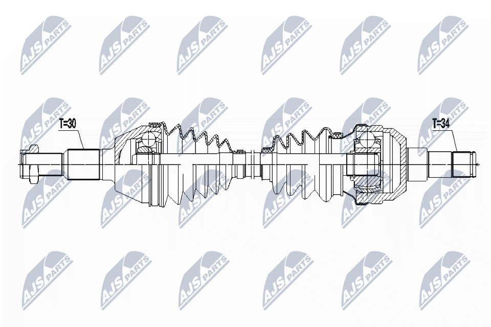Albero motore/Semiasse - NPW-PL-087 NTY