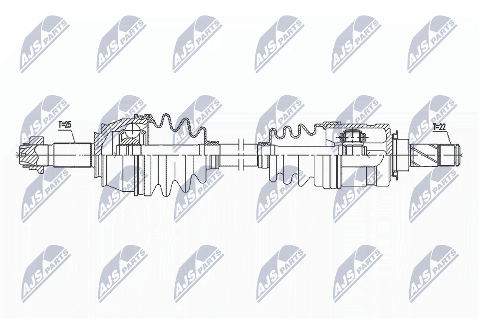 kardaninis velenas - NPW-PL-097 NTY