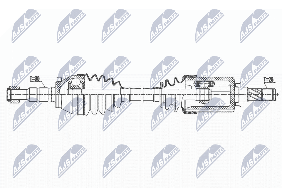 Drive Shaft - NPW-PL-117 NTY