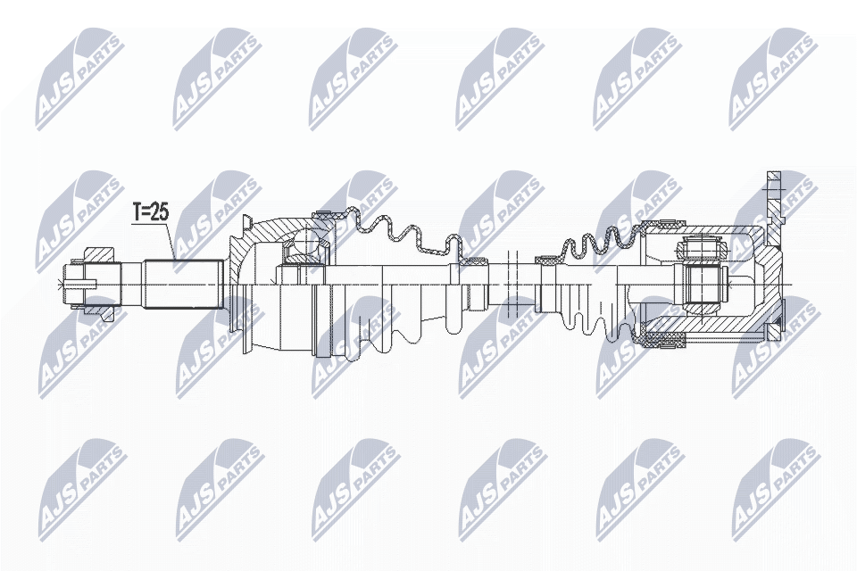 Drive Shaft - NPW-PL-137 NTY
