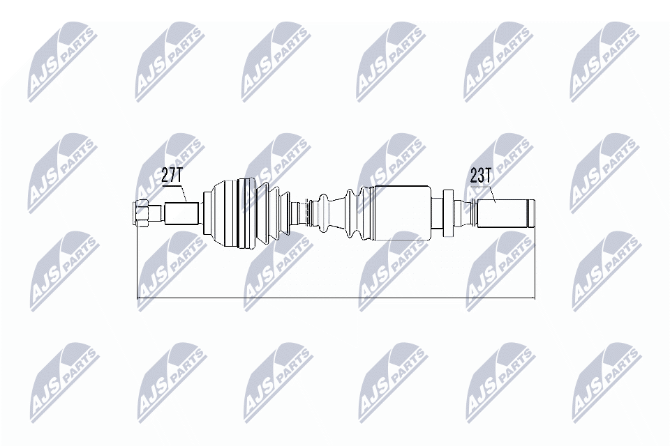 kardaninis velenas - NPW-RE-004 NTY