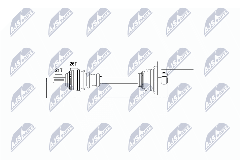 Albero motore/Semiasse - NPW-RE-013 NTY