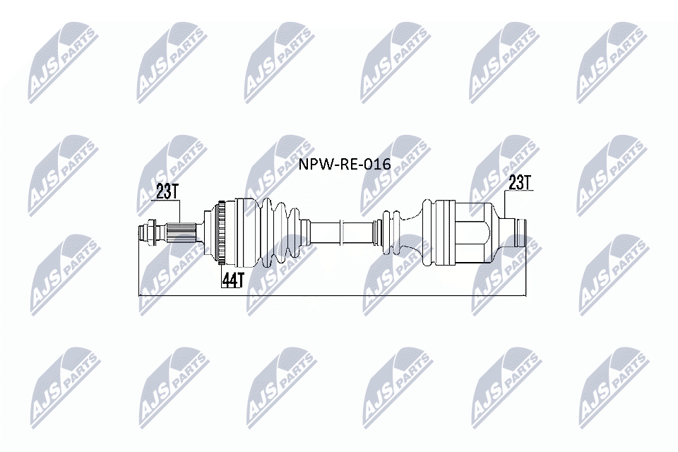 Albero motore/Semiasse - NPW-RE-016 NTY