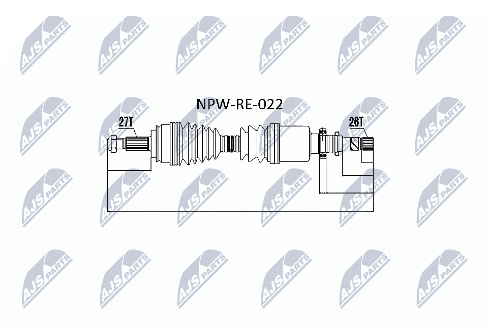 Drive Shaft - NPW-RE-022 NTY