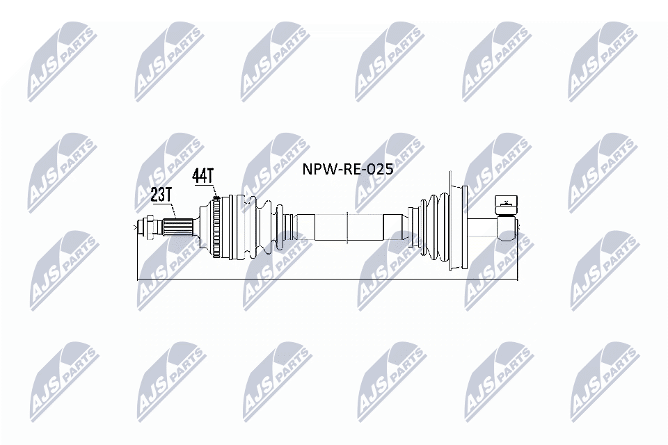 Albero motore/Semiasse - NPW-RE-025 NTY