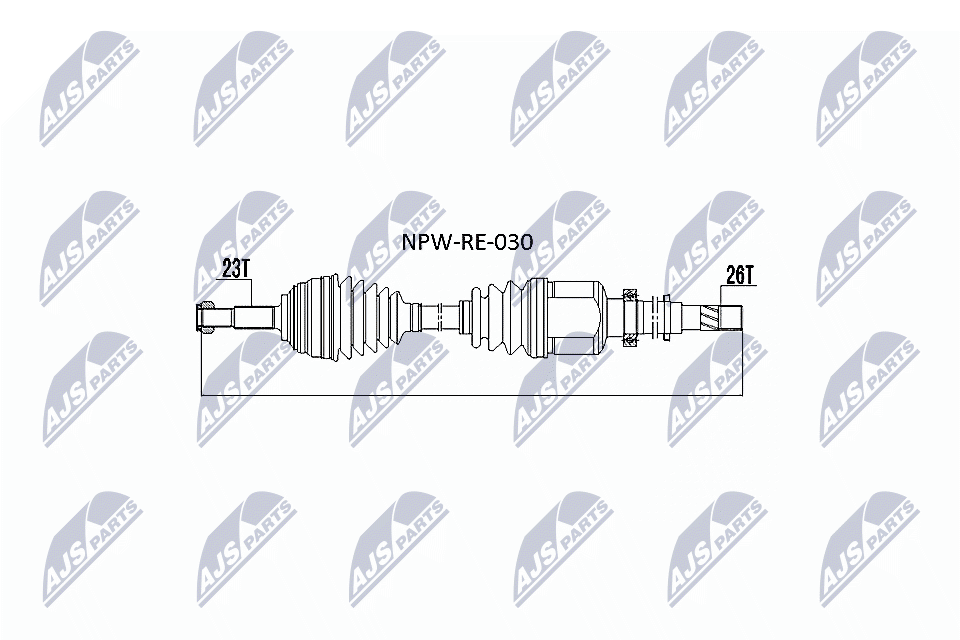 Albero motore/Semiasse - NPW-RE-030 NTY