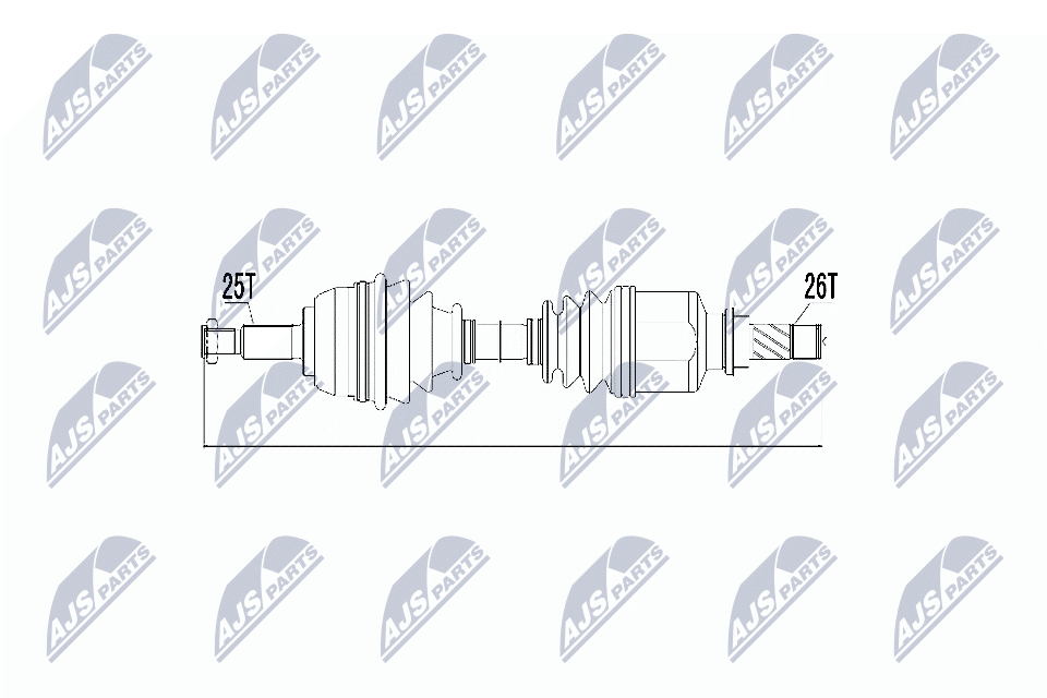Albero motore/Semiasse - NPW-RE-031 NTY