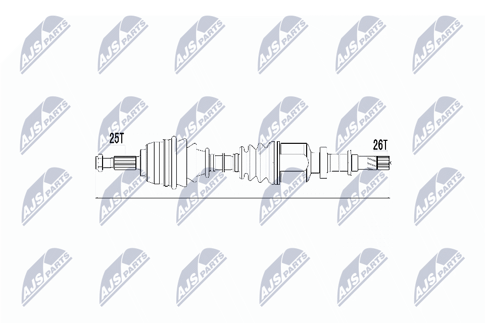 Albero motore/Semiasse - NPW-RE-032 NTY