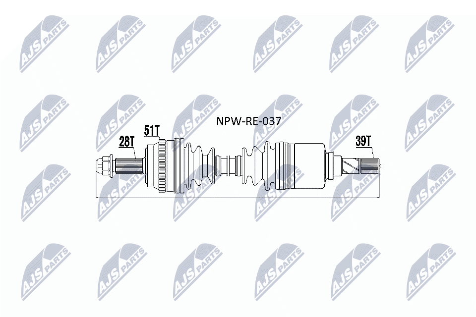 Drive Shaft - NPW-RE-037 NTY