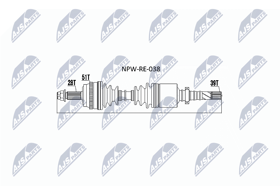 Drive Shaft - NPW-RE-038 NTY