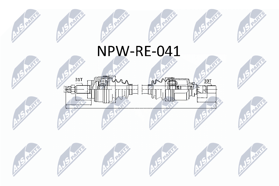 Drive Shaft - NPW-RE-041 NTY