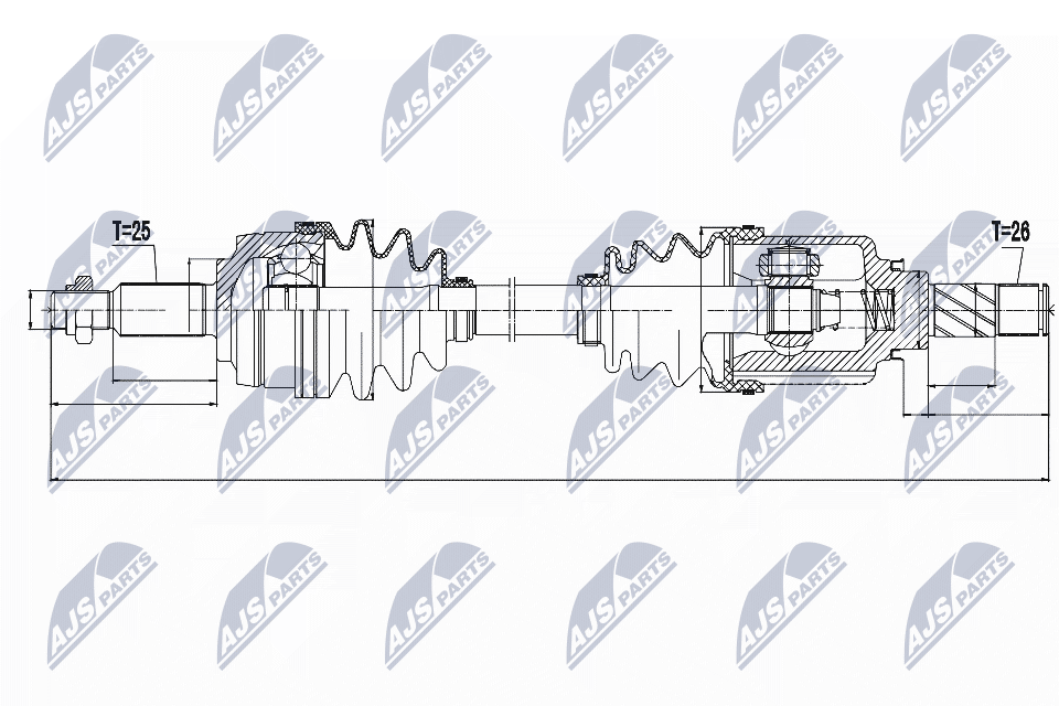 Drive Shaft - NPW-RE-049 NTY