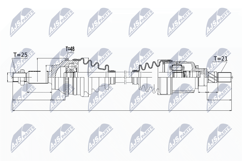 Drive Shaft - NPW-RE-052 NTY