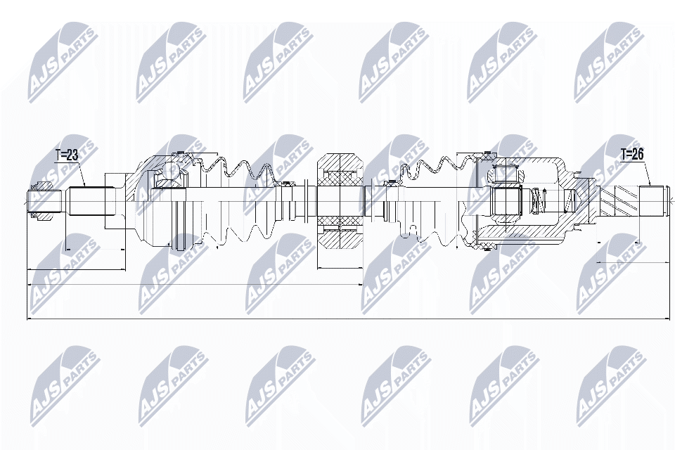 Drive Shaft - NPW-RE-056 NTY