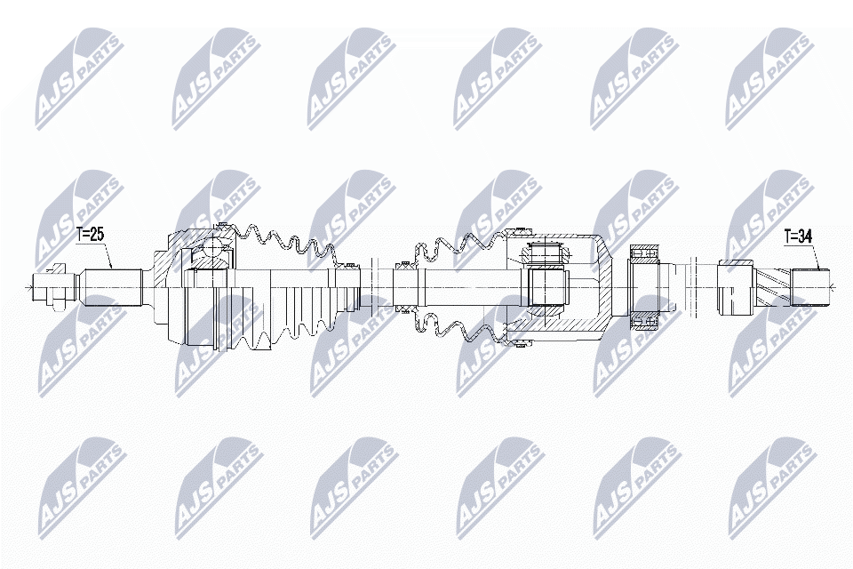Drive Shaft - NPW-RE-058 NTY