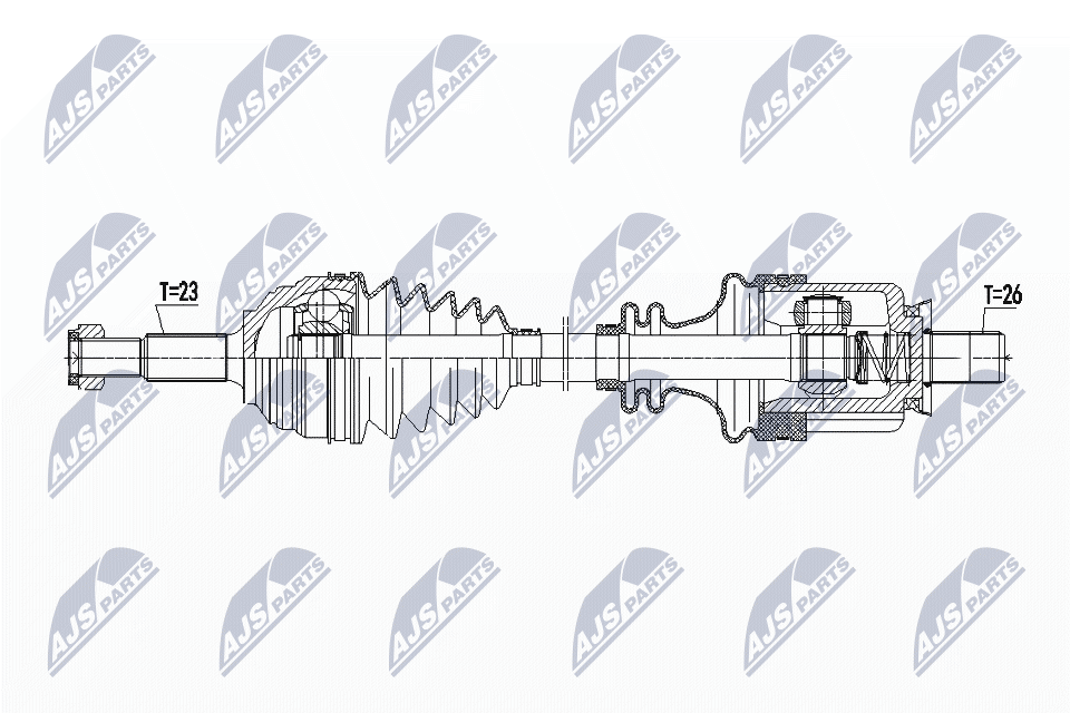 Albero motore/Semiasse - NPW-RE-093 NTY