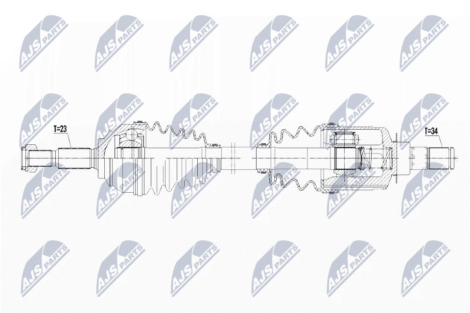 Albero motore/Semiasse - NPW-RE-097 NTY